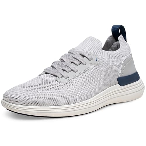 Vostey Mens Casual Shoes Knit Breeze Lightweight Dress Sneakers Comfort