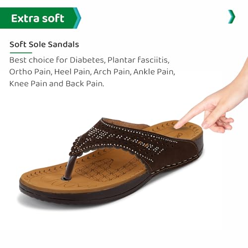 Image of ORTHO JOY doctor Slipper for women Fancy || Orthopedic Women's Slipper || Regular Wear slippers For Women