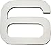 Produktbild Atlas Homewares PGN6-SS 4-Inch Paragon House Number-6, Stainless Steel by Atlas Homewares