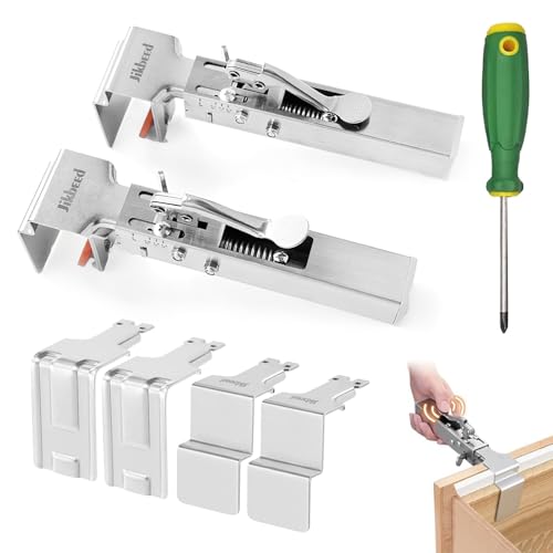 Drawer Front Installation Clamps Drawer Clamps for Drawer Panel Installation Fixing Clips Easy Labor-Saving and Efficient Drawer Fixing Clip