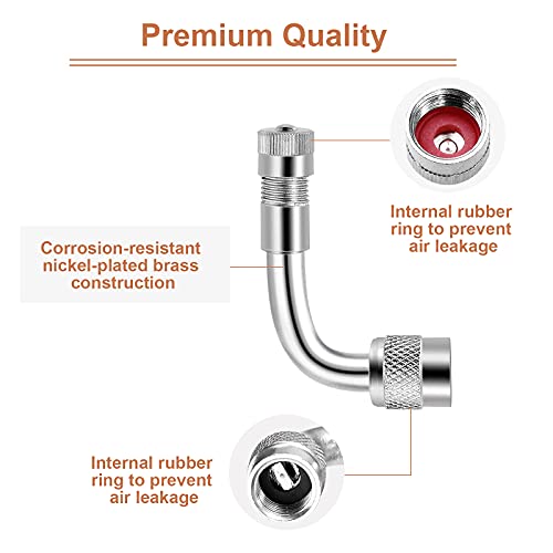Aracey Flexible Stainless Steel Valve Stem Extenders
