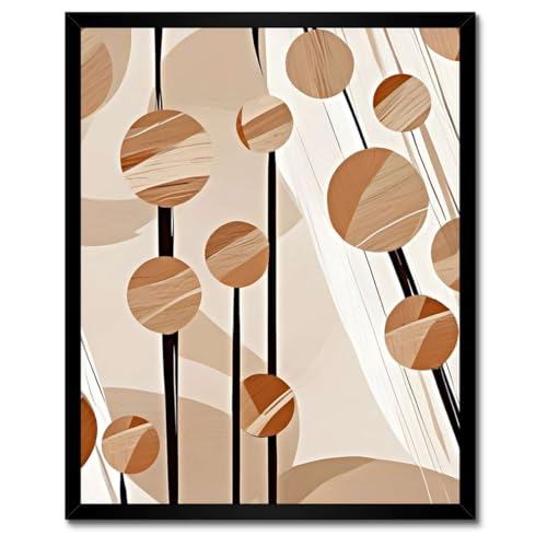 Poster cadre blanc 40x50 cm décoration murale beige salon chambre