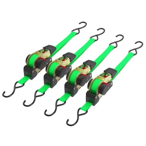 Set 4X Correas Automáticas 3m x 25mm con Ganchos