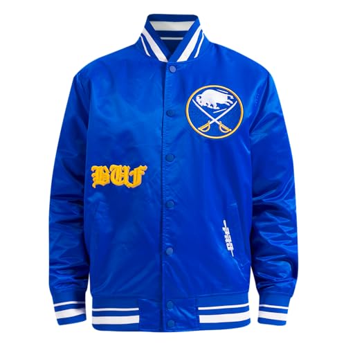 Image of Pro Standard Mens NHL Old English Satin Jacket