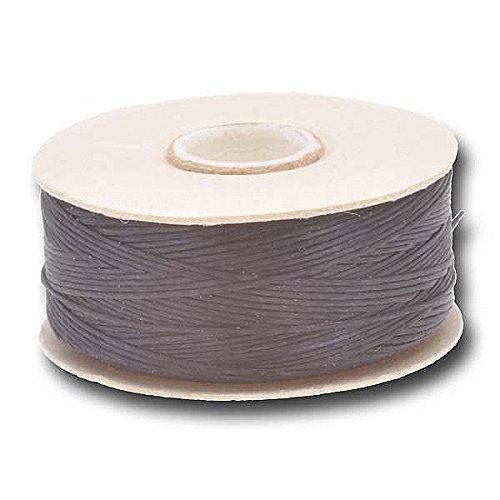 Black Nymo Nylon Coated Cotton Beading Thread Size B 0.2mm 66m