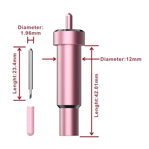 5 lâminas de ponta fina premium compatíveis com Cricut Maker 3/Maker/Explore 3/Explore Air 2/Air/One