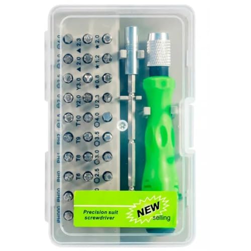 Image of 6011-A 32-in-1 Precision Screwdriver Set | Multi-Purpose Magnetic Tool Kit for Mobile, Laptop, Watch, Eyeglass, Electronics Repair (Pack of 1)