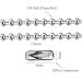 33ft Silver Ball Chain 2.4mm Pull Chain Stainless Steel Ball Bead Chain Necklace with 20 Pieces Matching Connectors Clasps for Jewelry Making, Necklace Hanging, Dog Tag, DIY Crafts
