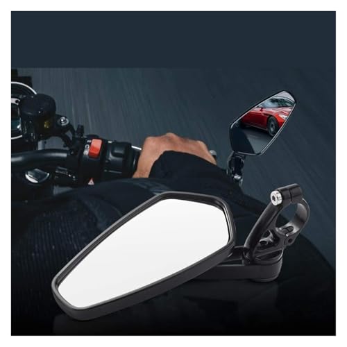 Espejos retrovisores urbanos de aluminio CNC de 22 mm para rutas en motocicleta 5
