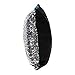 Fengheshun Reversible Sequins Pillowcase Pillow Covers 40 x 40 cm Two Color Changing (Sapphire Blue + Silver),Great Gift for Kids
