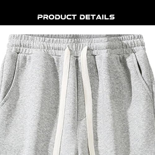 Oymyakon Men's Cotton Athletic Pants Running Sweatpants Straight Leg Casual Joggers with Pockets3