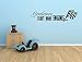 GENTLEMAN START YOUR ENGINES WITH CHECKERED FLAG RACING RACE CARS VINYL WALL DECAL STICKER BOYS KIDS ROOM HOME DECOR