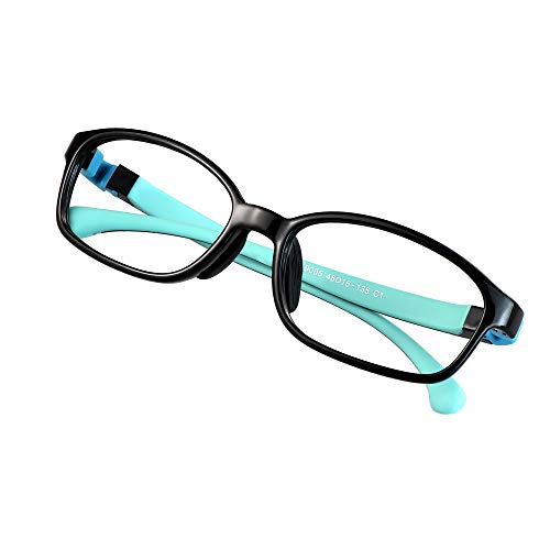 Image of VisionGlobal Blue Light Blocking Glasses for kids, Anti Eyestrain and Blurry, Computer Glasses, Anti Glare