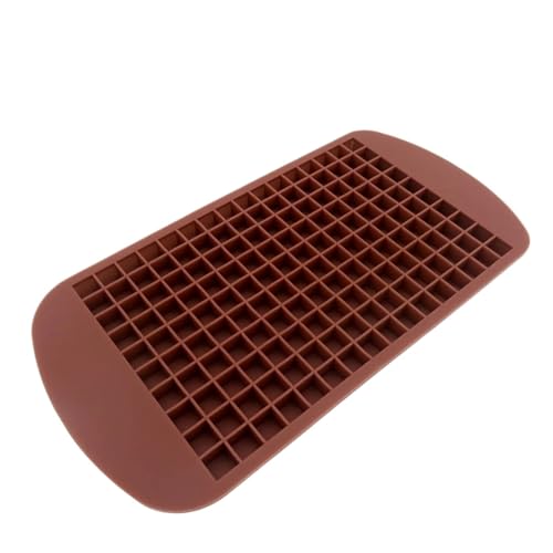 �N���X�^���A�C�X�L���[�u�g���C�~�j�����Ȑ����`�̌^�L�b�`���p(160Grid-Coffee,3PCS)