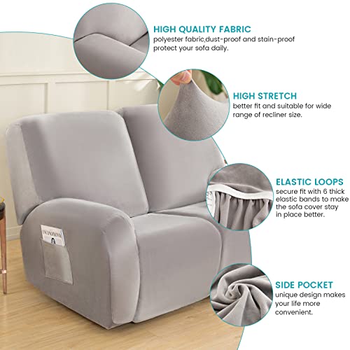 Recliner Chair Cover 2 Seater - Image 3