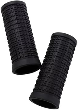 1 Pair Bike Handlebar Grips for Giant Talon, Short Bicycle Grips Ergonomic Non-Slip Handle Bars Rubber Components Shockproof Soft