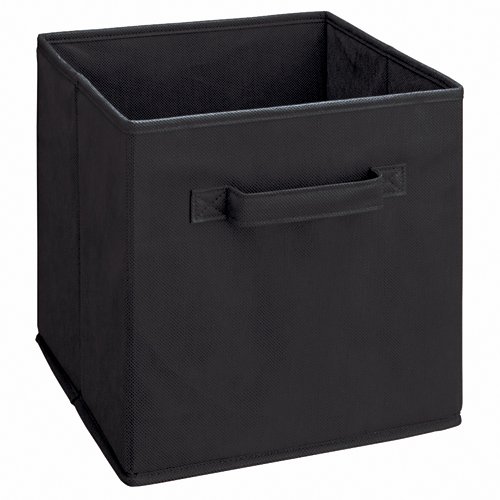 ClosetMaid Tissu Banc tiroir, Coton, Noir, 26.7 x 26.7 x 29.7 cm Cover