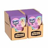 A Strong Heart Wet Dog Food Pouches, Filet Mignon Flavor in Gravy, 3.5 oz Pouches (Pack of 24), Made in The USA with Real Filet Mignon