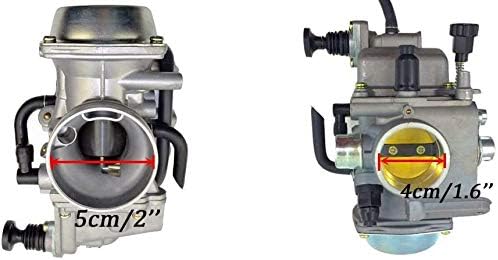 Miniatura 4 de AXITRON 350 Carburador de alta calidad para Honda Rancher compatible con Honda TRX350 Fourtrax 1986-1987 TRX 350 RANCHER 2000-2006 - Kit de