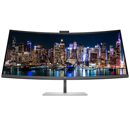 Image of HP Series 7 Pro 40-inch 740pm 5K2K WUHD 2160P Conferencing Monitor - Webcam, Mic, Speaker, Daisy Chain, DisplayPort, USB Hub Bundled with Desk Mount Dual Stand & USB-C Multiport G5 Dock
