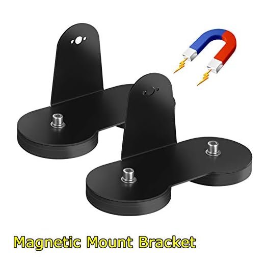Yvoone-Auto 2PCS Magnetic Base LED Light Bar Mounting Brackets, Powerful Sucker Holder for Bottom-Mounted Offroad LED Work Light Mounting on Hood