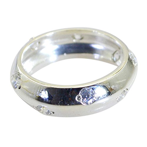 Bague en argent sterling avec quartz en cristal cadeau de mariage idéal