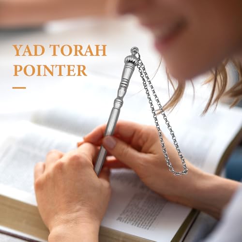 Bothyi Ponteiro Yad Torá, ponteiro bíblico, ferramenta de leitura bíblica de liga de zinco para deco