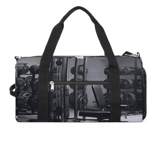 Sac de sport léger blanc pour équipement de gym du bureau à la salle de fitness