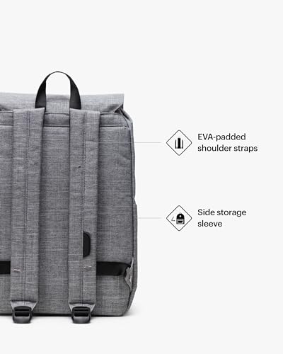 Image of Herschel Retreat Backpack, Raven Crosshatch, Small - 17L