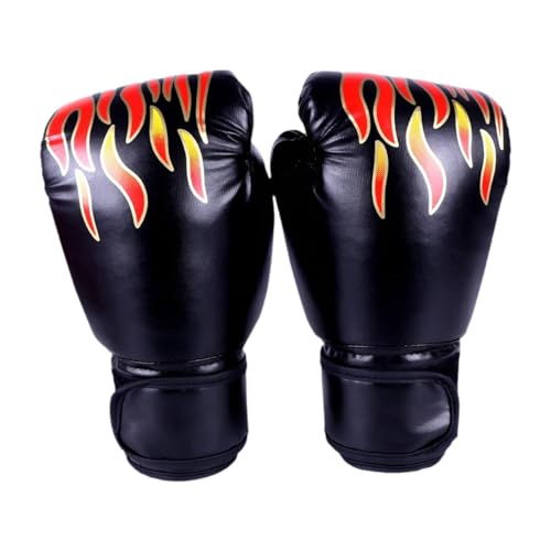predolo Training Gloves for Boxing with Wrist Support and Ventilation Features, Black Adults