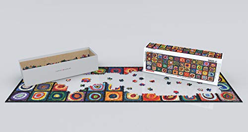 EuroGraphics Color Squares Panoramic por Wassily Kandinsky Rompecabezas de 1000 piezas (6010-5443) miniatura 5