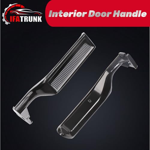 Image of Interior Metal Door Handle for Ford F150 F250 F350 Bronco F53 F59 F800 1987 1988 1989 1990 1991 1992 1993 1994 1995 1996 1997 Front Rear Left Driver Right Passenger Side, Replaces # 77177, 77178