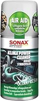 SONAX KlimaPowerCleaner AirAid symbiotisch Ocean-Fresh (100 ml) sorgt schnell und einfach für langanhaltende Lufthygiene und befreit dauerhaft von lästigen Gerüchen | Art-Nr. 03236000