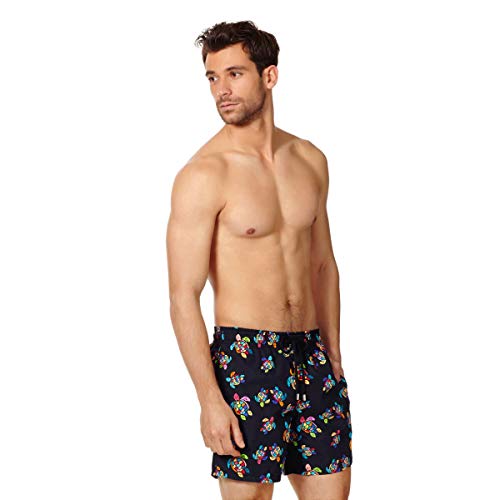 Vilebrequin - Men - Swimwear Over The Rainbow Turtles - Black - L