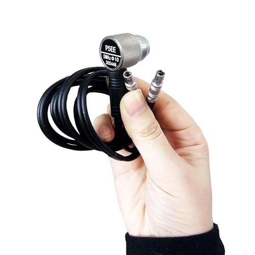 Sonda de Calibrador de Espesor Ultrasónico de Pulso Estrecho de 5 MHz para Medición de Espesor de Revestimiento por Penetración