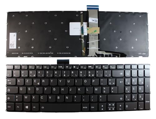 Clavier Gris pour Lenovo IdeaPad 5 15ITL05 Idéal pour le Télétravail