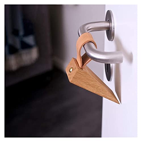 Topes de puerta de madera con diseño de cuña de seguridad elevada 6