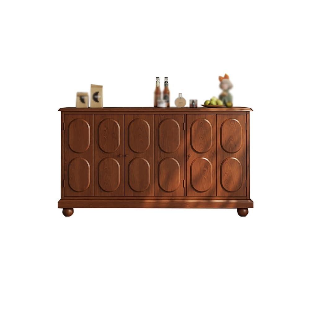 ULTRAWAVE Buffet Cabinet 160cm Vintage Solid Wood Entryway Storage Table, Living Room Storage Decorative Furniture, for Home, Office, Hotel, Restaurant etc Buffet Sideboard(A)