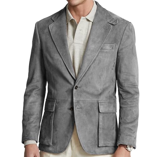 Suit for Men Suede Winter Jacket Slim Fit Single Breasted New in Suits & Blazers Mens Sport Coats Jacket