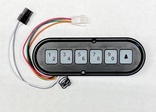 HD008-HW Hardwired keypad Horizontal Display for keyless Entry Lock for car, Truck, Service Body, Toolbox