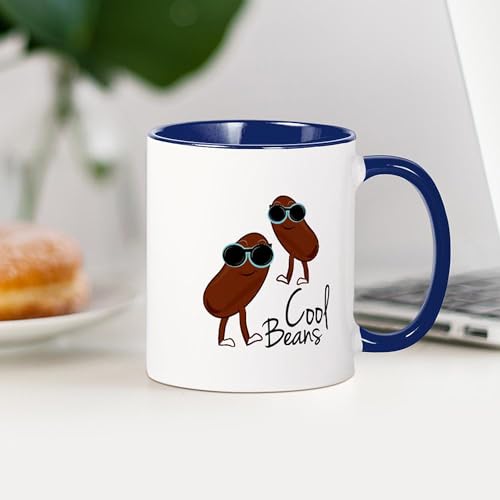 Mug de cerámica 11 oz CafePress Cool Beans miniatura 4