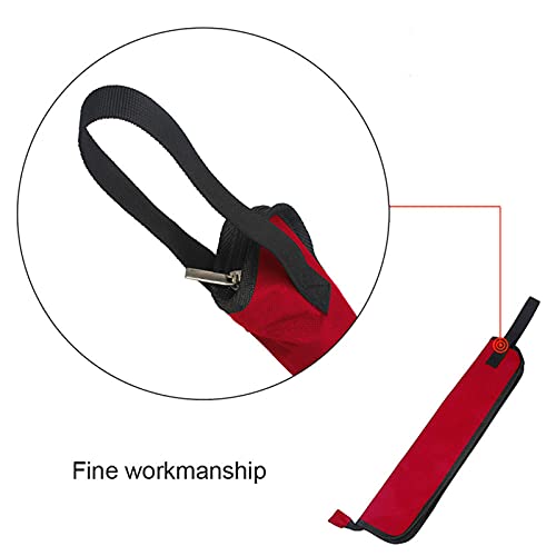Dilwe Drum Stick Bag, 5 Colors Drum Stick Storage Hanging Bag Drumstick Portable Handbag with Handle(Red)