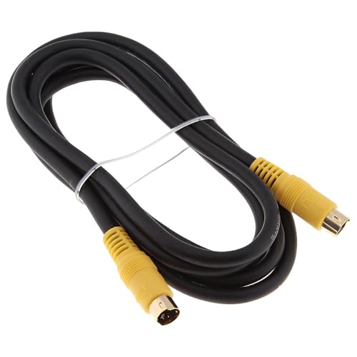 TAIMI 4-Pin S-Video Male to Male Cable Adapter for TV and AV Equipment