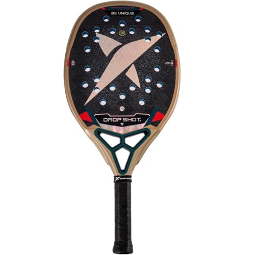 RAQUETE DE BEACH TENNIS DROP SHOT AXION ATTACK 2.0 24K - 2026