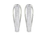 VVS 2.36 Ctw Natural Diamond With 18K White/Yellow/Rose Gold Hoop Earrings For Women With VVS Certif