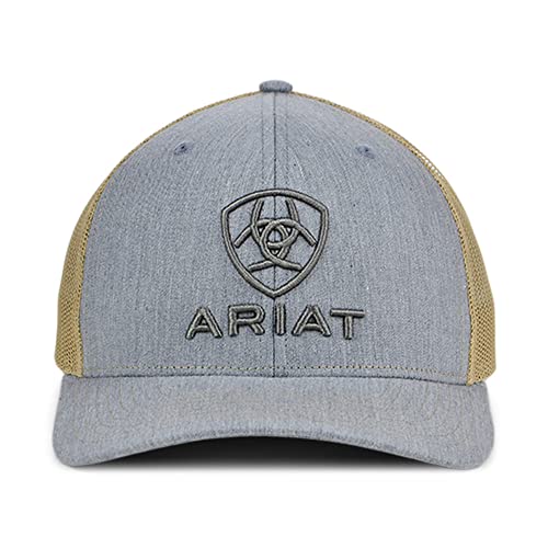 Ariat Logo Richardson 112 Fit Tan Cap #TOP1