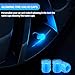 20 Pcs Glow in The Dark Tire Valve Caps Fluorescent Tire Valve Stem Caps, Cool Car Present for Universal Decoration Accessories for Car SUV Bicycle Motorcycles Trucks (Blue)