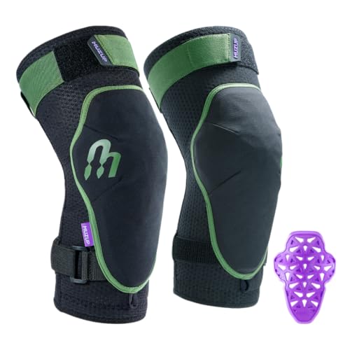 MUZUP MTB Knee Guard, Sufficient Protection Kneepad No-Slipping...