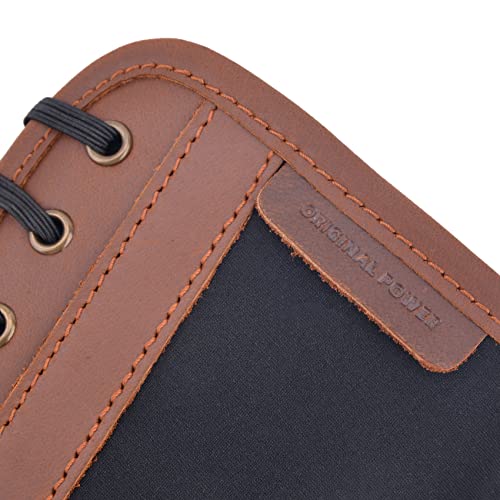 Leather Rifle Gun Buttstock Cover, Non-Slip Cheek Rest Pad (Brown, With Eva) #TOP6