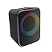 groov e Thunder Bluetooth Party Speaker with RGB Lights 20W - Enjoy 10 Hours of Playback, Pairs with Smartphones, Tablets, and Other Devices, Rechargeable Battery